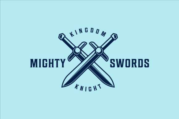 Download Cross Sword Logo Vintage Vector Design - Logo Collection