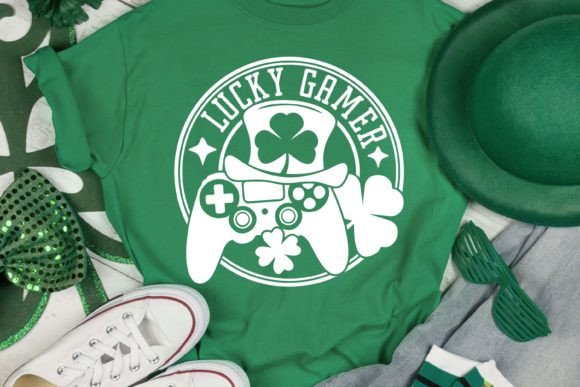 Download Lucky St. Patrick's Gamer SVG for Boys - Gamer Collection