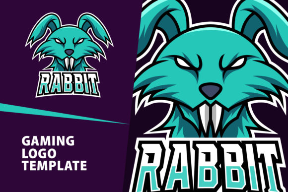Download Rabbit Mascot Gaming Logo Design - Premium Bundle