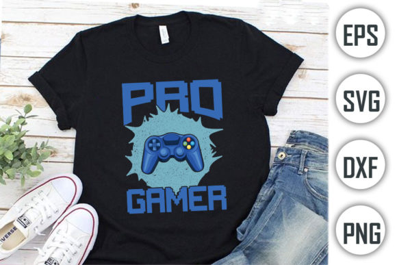 Download Gamer Quotes T-shirt Design, Pro Gamer - Gamer Collection