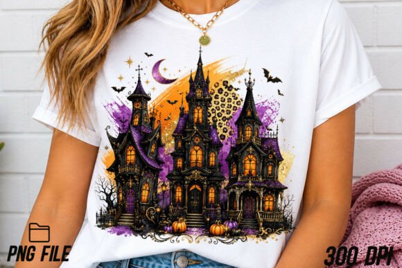 Download Gothic Haunted House PNG Sublimation - Sublimation Collection